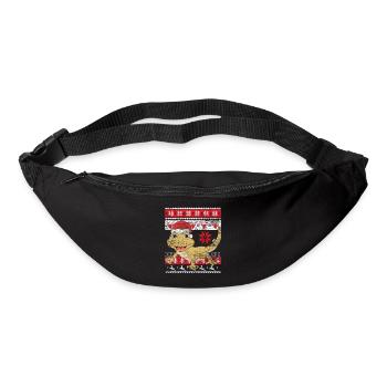 Gecko Ugly Christmas - Sac banane - noir - Devant