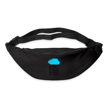 Computer Science Binary Gift Shirt - Bum bag - black - Front