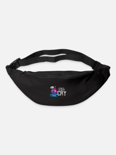 Onion vegetable crybaby gift idea - Bum bag - black