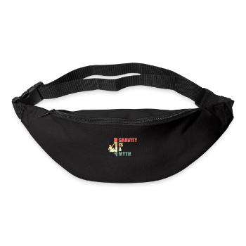Cadeau d'escalade escalade mousqueton - Sac banane - noir - Devant