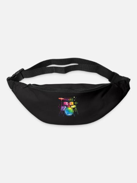 Schlagzeug Musik Trommel - Gürteltasche - Schwarz