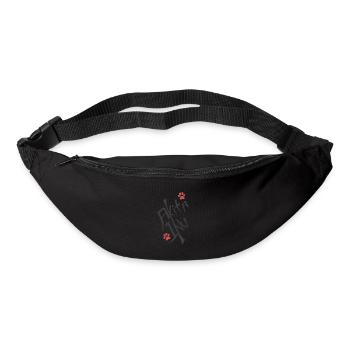 Akita Inu Pfote Hundeliebhaber Besitzer Geschenk - Gürteltasche - Schwarz - Vorne