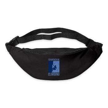 Climbing Climbing Rock Climbing Mountaineering - Bum bag - black - Front