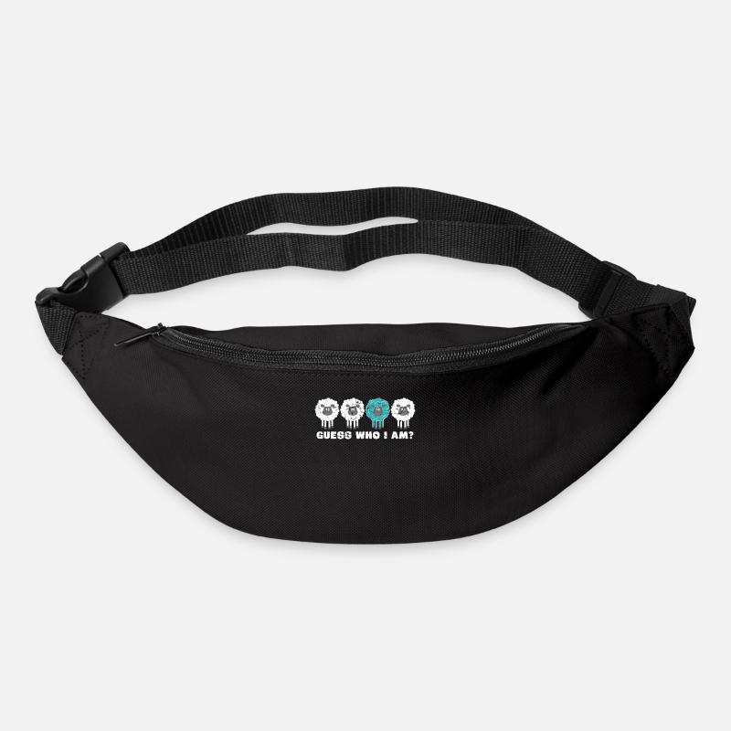 mouton - Sac banane - noir
