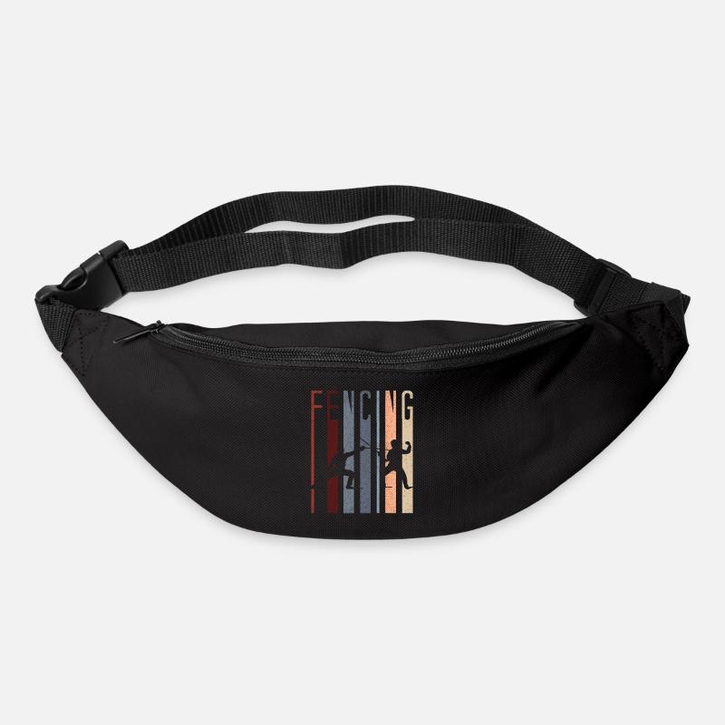 Fechten - Gürteltasche - Schwarz