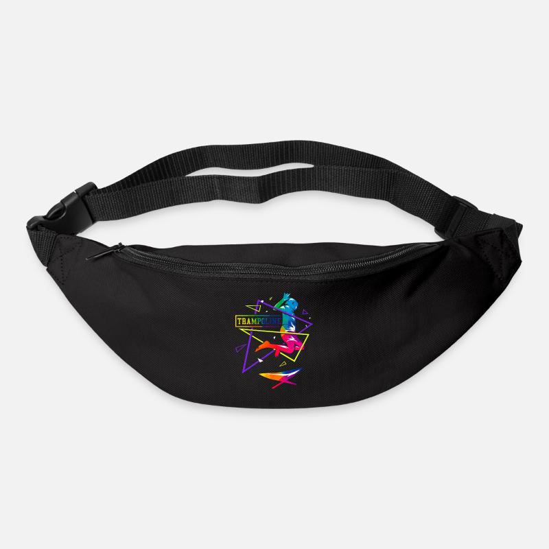 Polygone de trampoline - Sac banane - noir