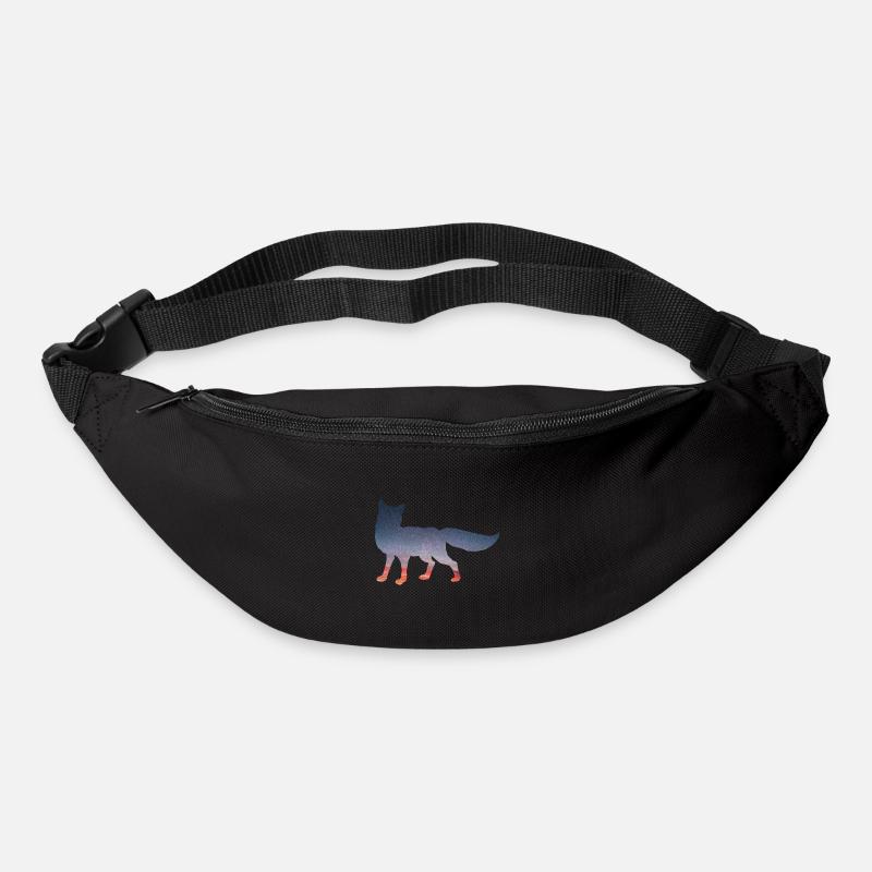 Space Fox - Gürteltasche - Schwarz