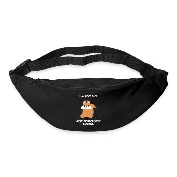 Squirrel - anti-social - squirrel - Bum bag - black - Front