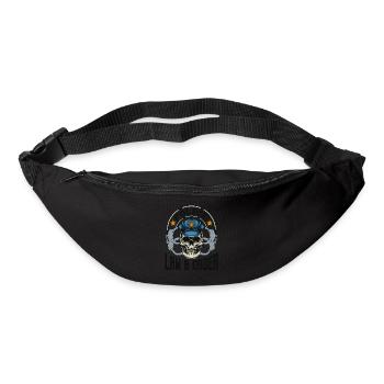 Polizei Totenkopf Gesetz Totenschädel Geschenk - Gürteltasche - Schwarz - Vorne