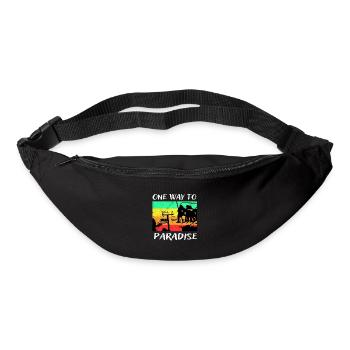 Snowboard - Gürteltasche - Schwarz - Vorne