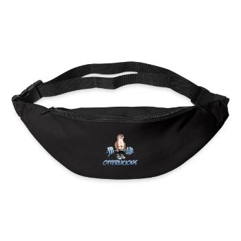 Otterlicious Otter Loutre Gym Cadeau fitness - Sac banane - noir - Devant