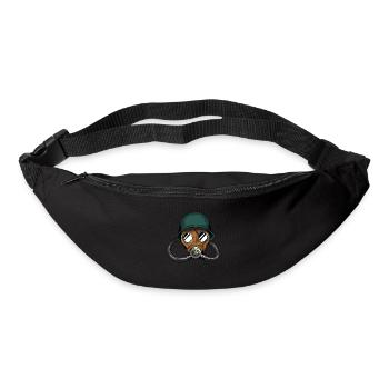 Gas Mask Military Amy Drawing Gas Pilot Flight - Bum bag - black - Front
