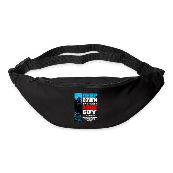Plongeur Cadeau Drôle Diving Plongée Sport Mer - Sac banane - noir - Devant