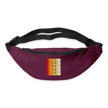 Communism Lenin Marx Class Struggle Social - Bum bag - burgundy - Front