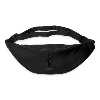 Sarkastisch Hase Ironie Teenager lustiges Geschenk - Gürteltasche - Schwarz - Vorne