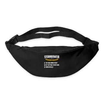 Accountant is always right funny gift - Bum bag - black - Front