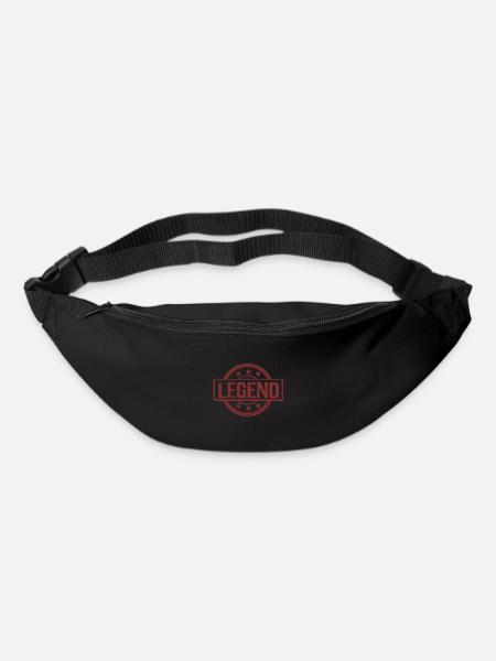 Légende en rouge - Légende en rouge - Sac banane - noir