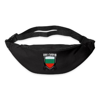 Bulgarisch Wappen Republik Bulgarien Geschenkidee - Gürteltasche - Schwarz - Vorne