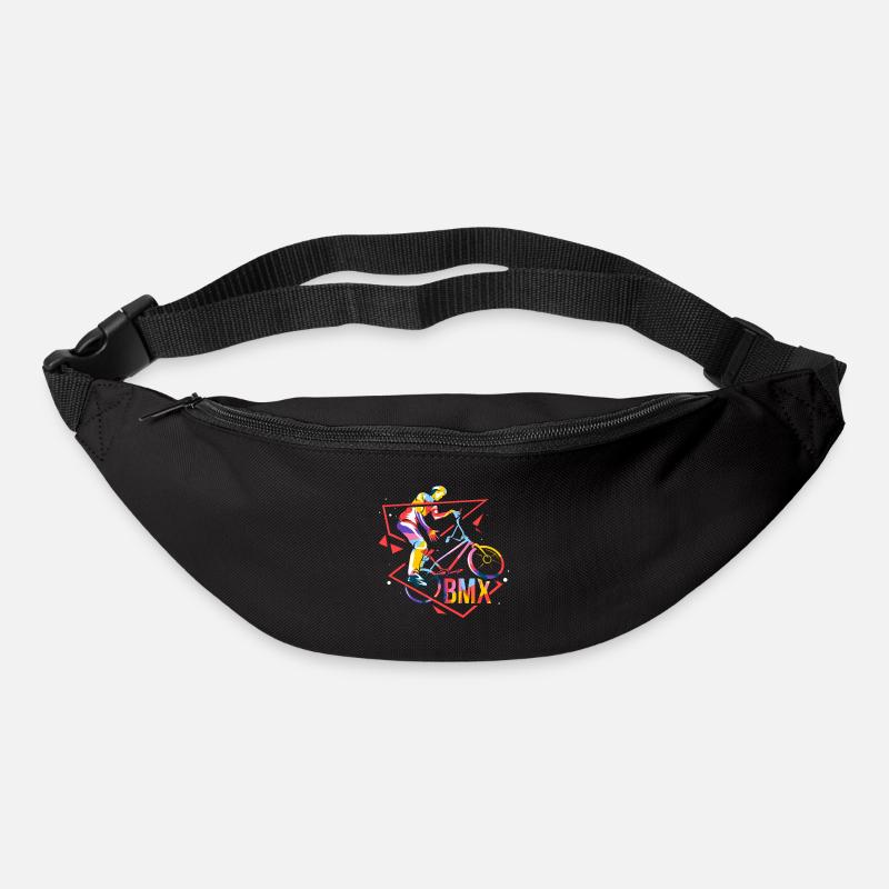 BMX Polygon - Gürteltasche - Schwarz