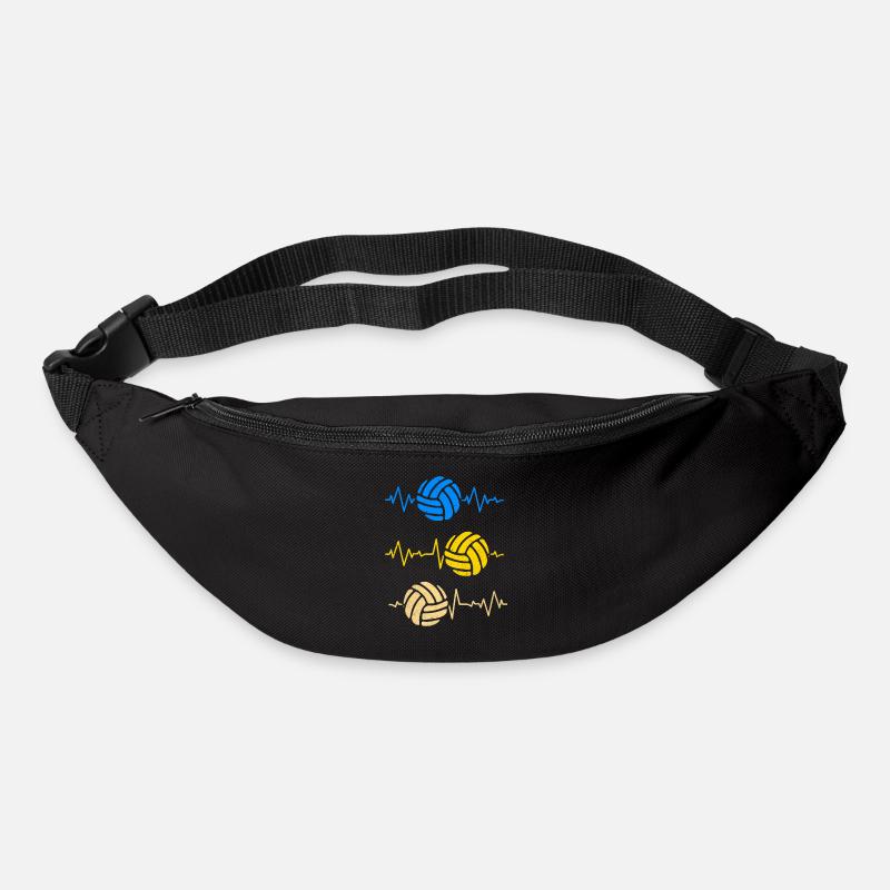 Volley-ball - Sac banane - noir