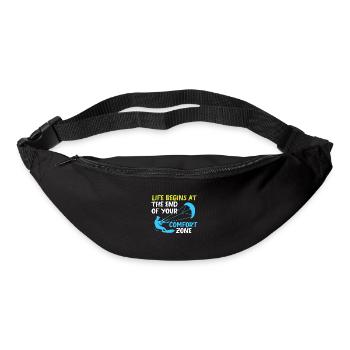 Kiteboard Kite kite-kite-cadeau kite-surf - Sac banane - noir - Devant