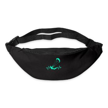 Kiteboard Kite kite-kite-cadeau kite-surf - Sac banane - noir - Devant