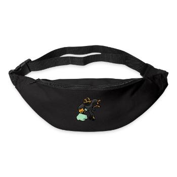 Voleur Tigre, Tiger Raider - Sac banane - noir - Devant