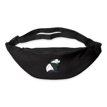 Pandabär - Gürteltasche - Schwarz - Vorne