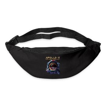 Apollo 11 Astronaut with Earth Reflection Moon - Bum bag - black - Front