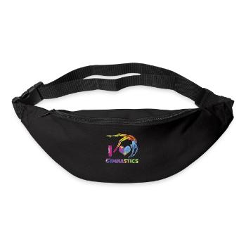 J'adore la gymnastique - Sac banane - noir - Devant