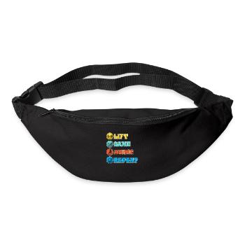 Anime - Gürteltasche - Schwarz - Vorne