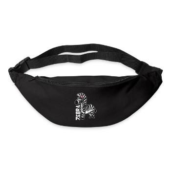 zebra - Bum bag - black - Front