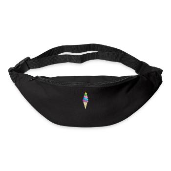 LGBT Pride Gay Lesbians Against Homophobia Sexism - Bum bag - black - Front