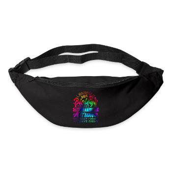 Biologie - Sac banane - noir - Devant