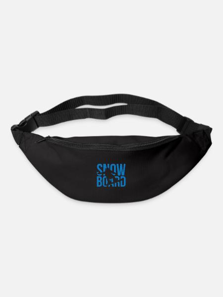 Snowboard Ski - Gürteltasche - Schwarz