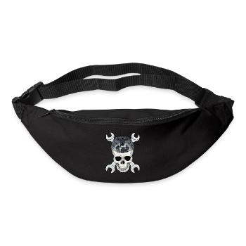 Mécanicien Automobile Mécanicien Machine Crâne - Sac banane - noir - Devant