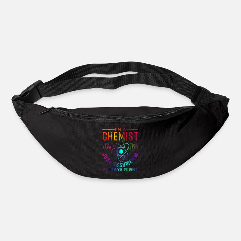 Chimie - Sac banane - noir