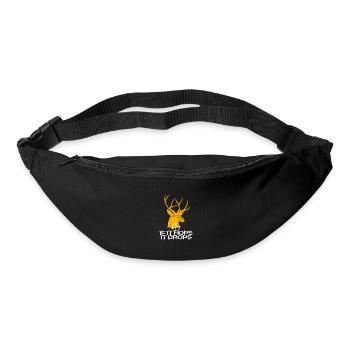 Hunt hunter hunting dad rifle forest - Bum bag - black - Front