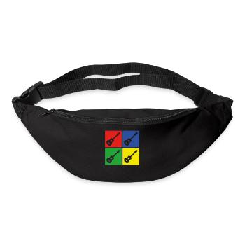 Ukulele - Bum bag - black - Front