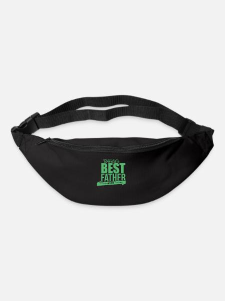 Père fête des pères Papa Papa Fête des Pères - Sac banane - noir