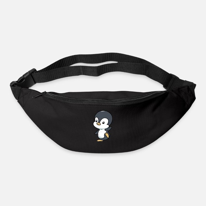 Petit bébé pingouin - Sac banane - noir