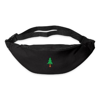 Fir tree tree fir gardener forest forests gift - Bum bag - black - Front