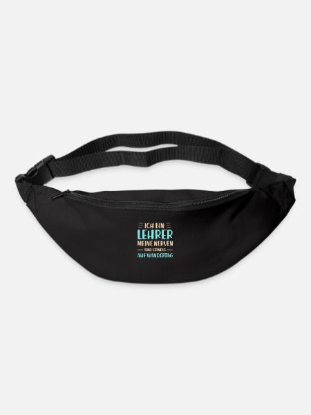 Lehrer Lehrerin Schule Unterricht Teacher Geschenk - Gürteltasche - Schwarz