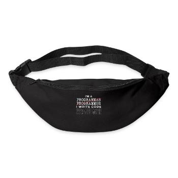 Programmeurs - Sac banane - noir - Devant