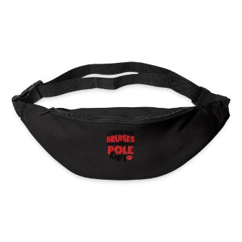 poledance pole dance girl pole dancing Geschenk - Gürteltasche - Schwarz - Vorne