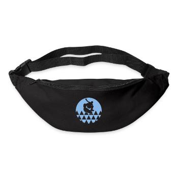 Skate Skater Skateboard Skaten Blau - Gürteltasche - Schwarz - Vorne