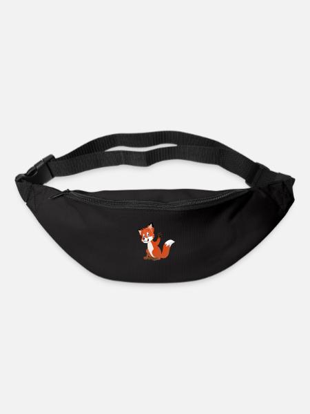 Fuchs - Gürteltasche - Schwarz