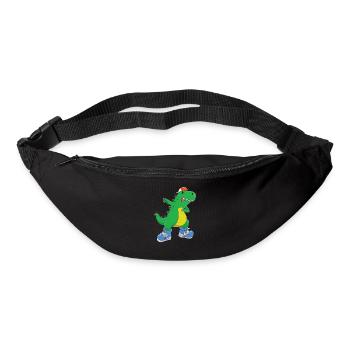 Lustiger betupfender Dinosaurierentwurf - perfektes Geschenk für - Gürteltasche - Schwarz - Vorne