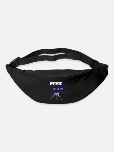 Boule Geschenk • Die Coolsten Opas spielen Boule - Gürteltasche - Schwarz