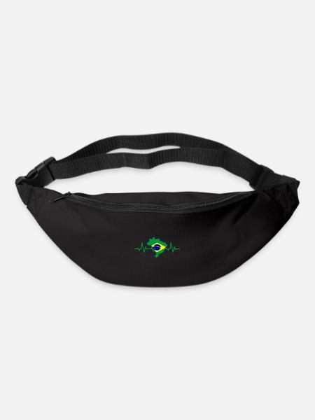Brésil pouls - Sac banane - noir